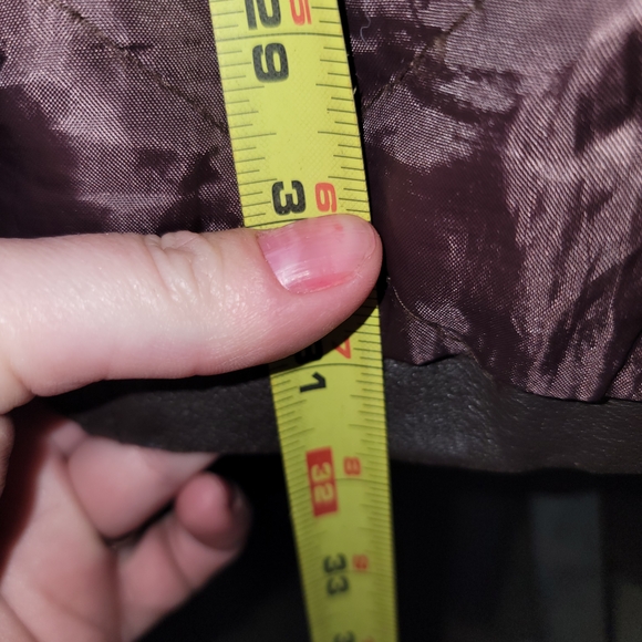 Comint Dark Brown Leather Jacket with Coyote Fur Trim - Picture 4 of 7